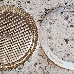 Tart Pan and Pie ring to prevent burning edges